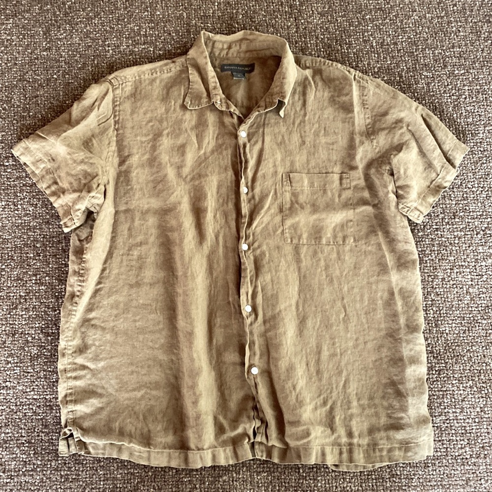 Unstructured Linen Shirt